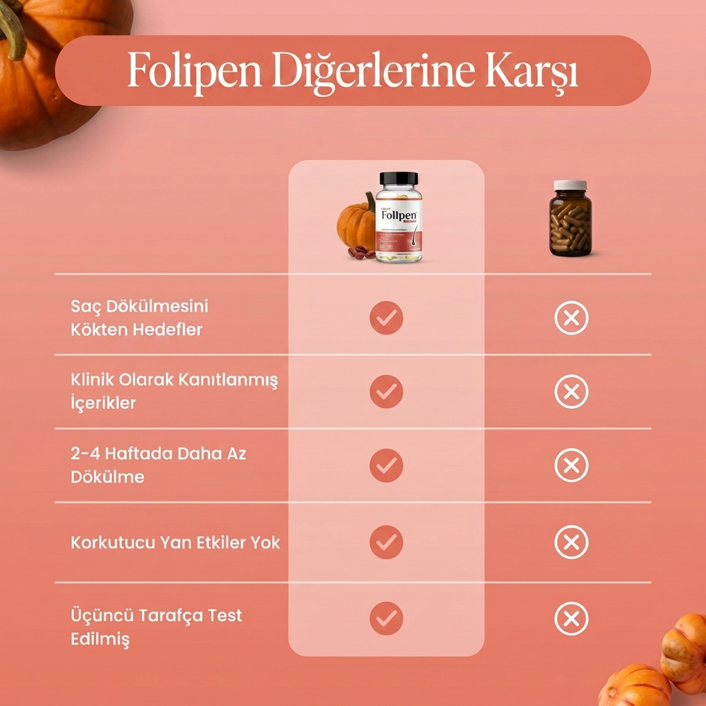 folipen® Kabak Çekirdeği Yağı & Saw Palmetto Softgel