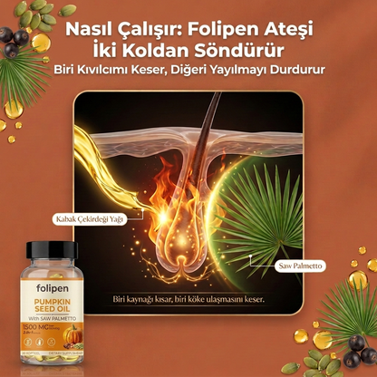 folipen® Kabak Çekirdeği Yağı & Saw Palmetto Softgel